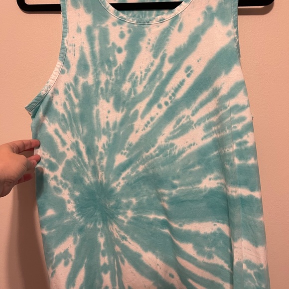 J. Crew Tie Dye Sleeveless TShirt Dress - Picture 3 of 4